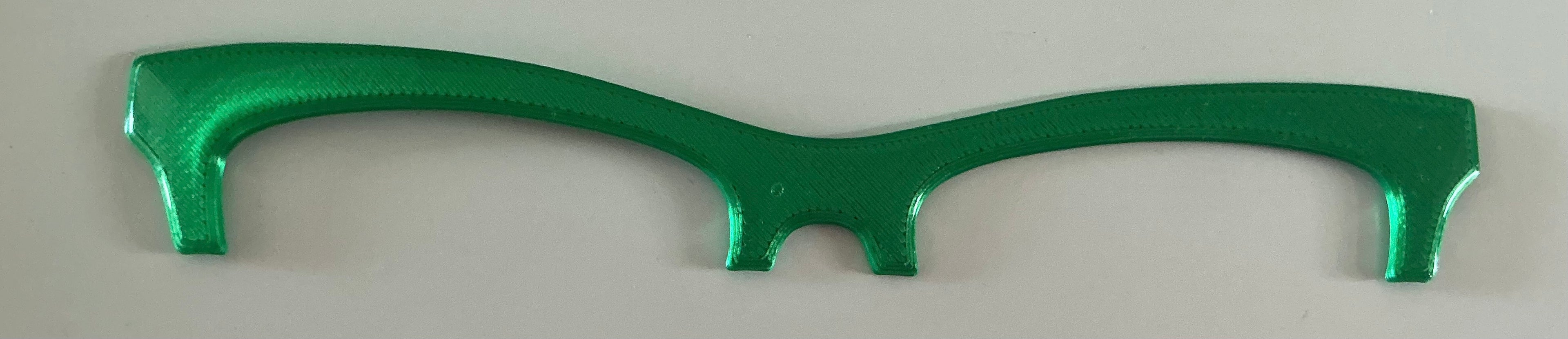 Harper Brow Topper, green, RESINED