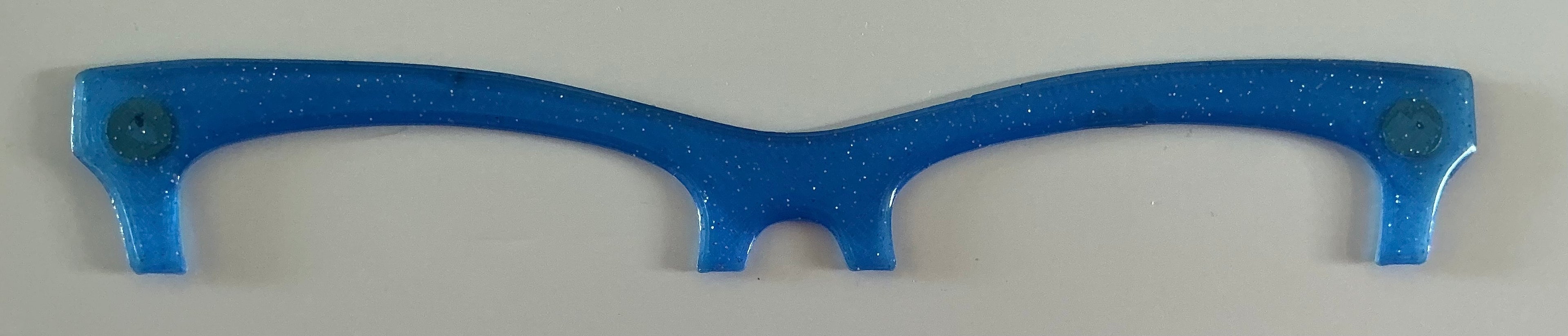 Harper Brow Topper, blue shimmer, RESINED