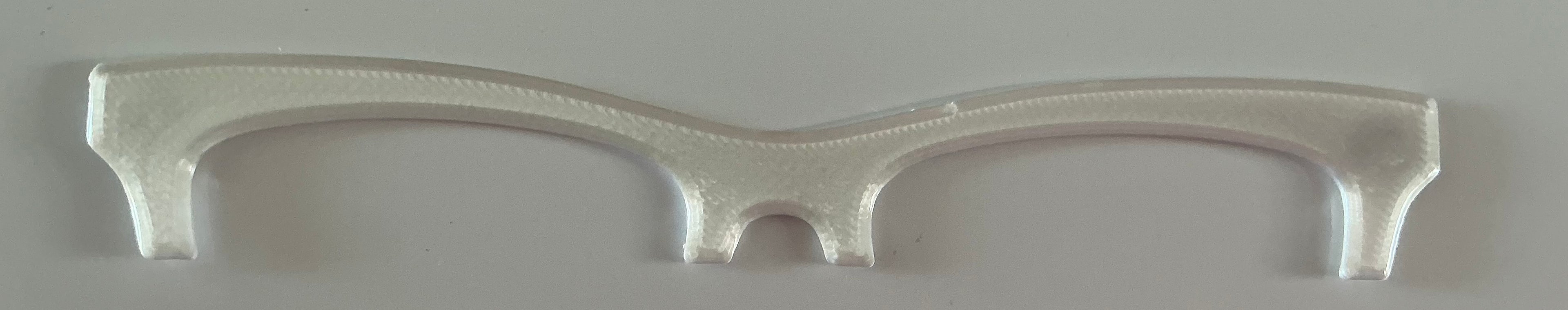 Harper Brow Topper, pearl white, RESINED