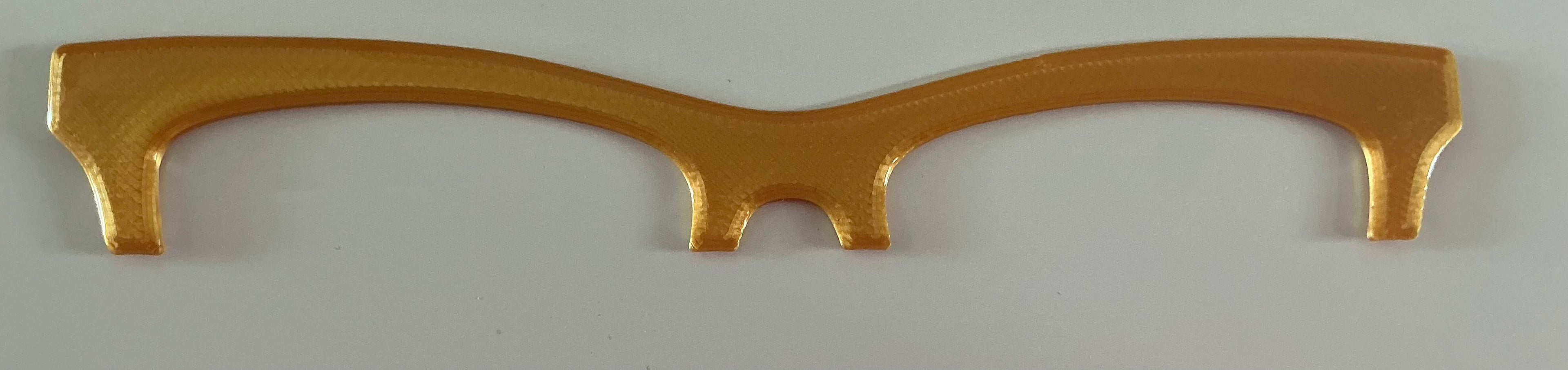 Harper Brow Topper, gold, RESINED