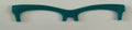 Harper Brow Topper, teal, RESINED