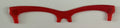Harper Brow Topper, red shimmer, RESINED