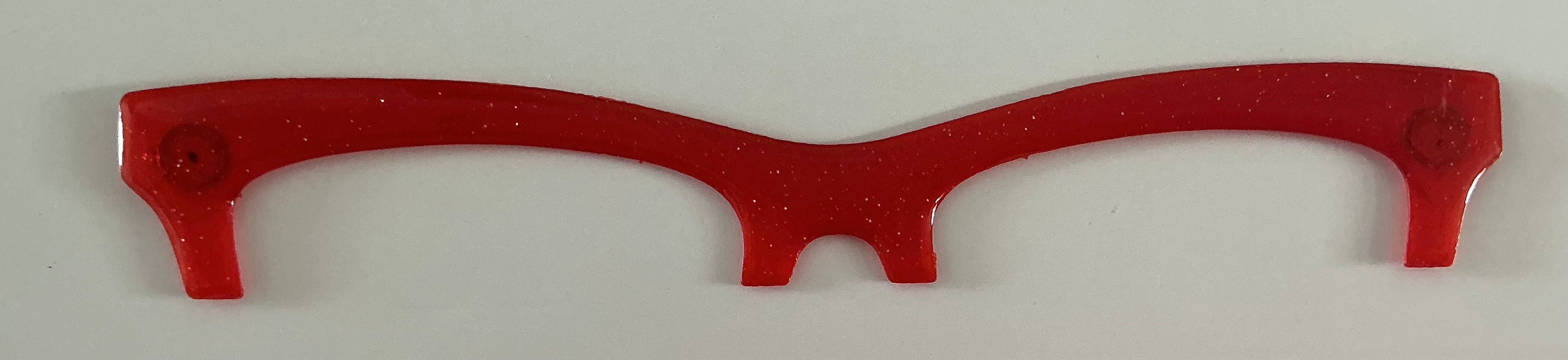 Harper Brow Topper, red shimmer, RESINED