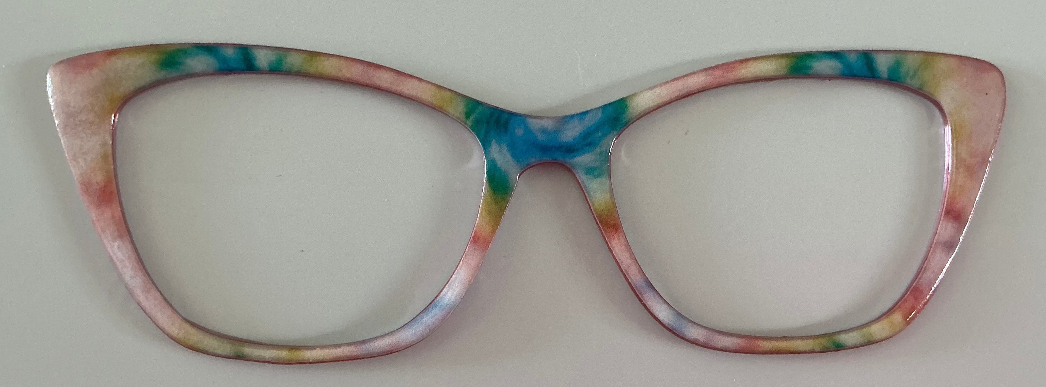 Wanda Topper; pastel pink and blue swirls