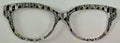 Quinn Topper; metal; black and gray patterned with gold stars