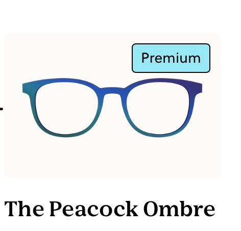 PAIR Premium Wanda Topper; Peacock Ombre-**Photo is Reese (Topper we have is Wanda) (Copy)