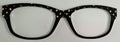 Addison Topper; metal; rose gold dots to black split