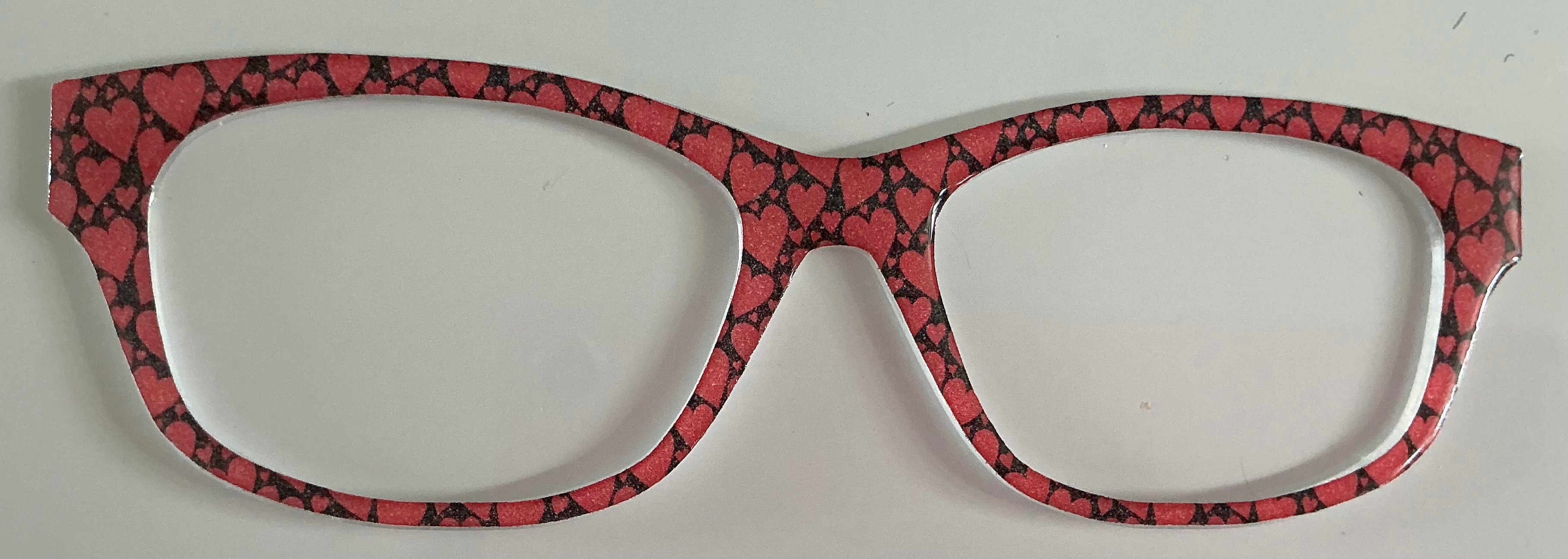 Addison Topper; red hearts