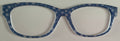 Addison Topper; blue snowflakes