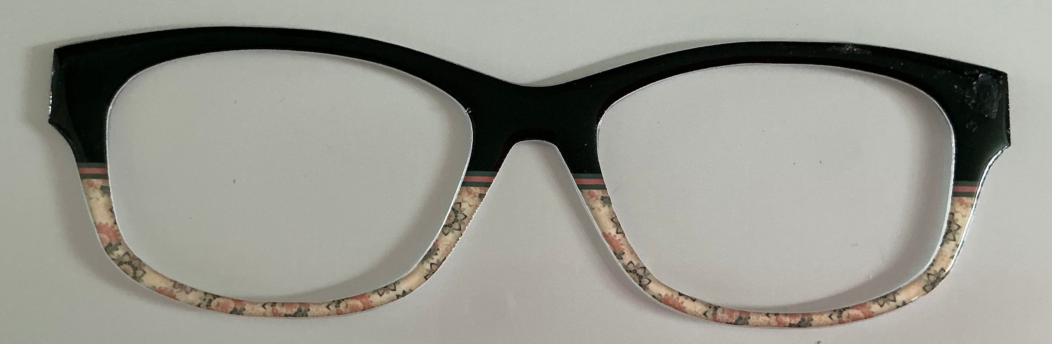 Addison Topper; black/floral split