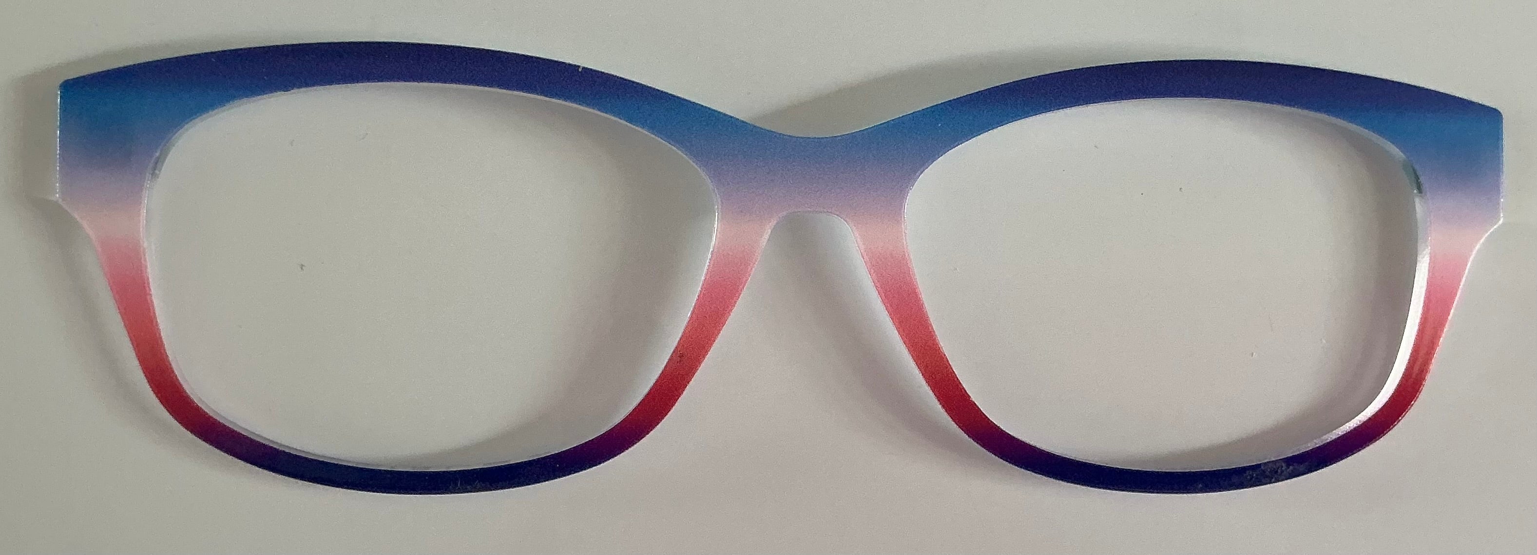 Addison Topper; blue to magenta gradient