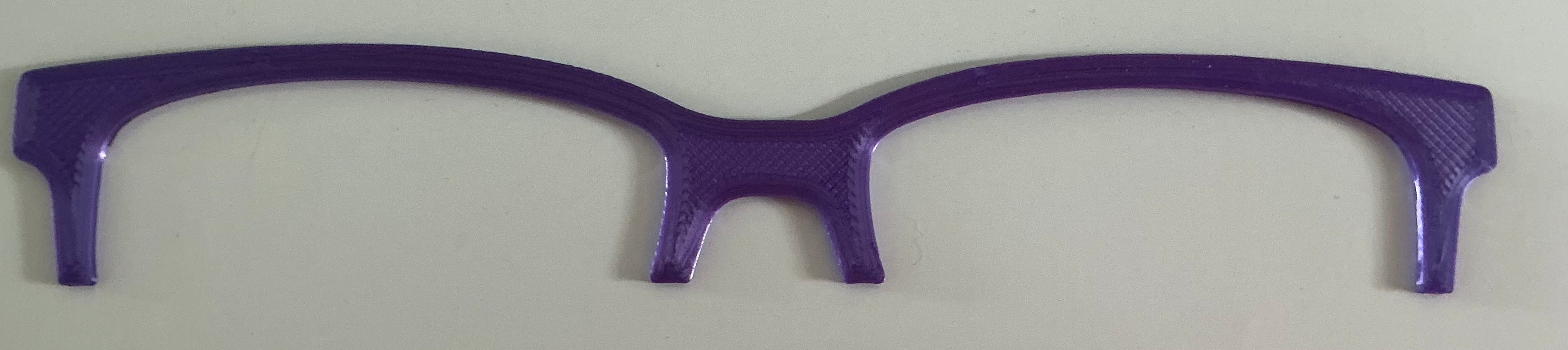 Kirby Brow Topper; purple blank