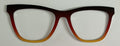 Harper Topper; burgundy to yellow gradient; metal