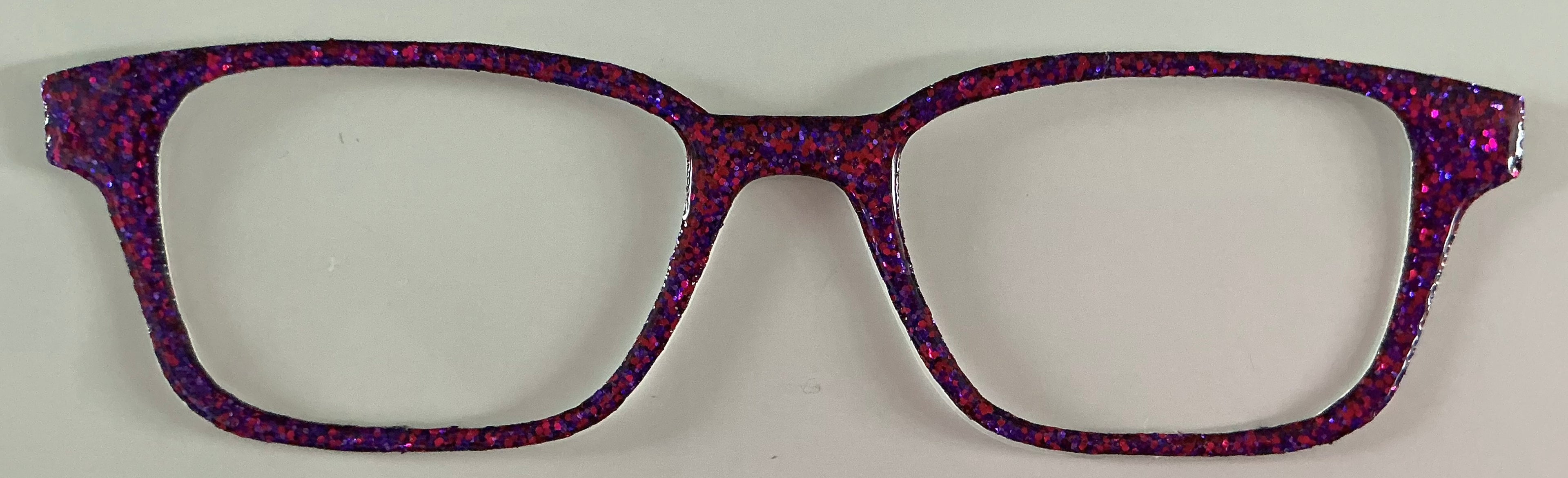 Finley Topper;  purple glitter