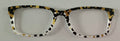 PAIR Otero Topper; gold and black confetti
