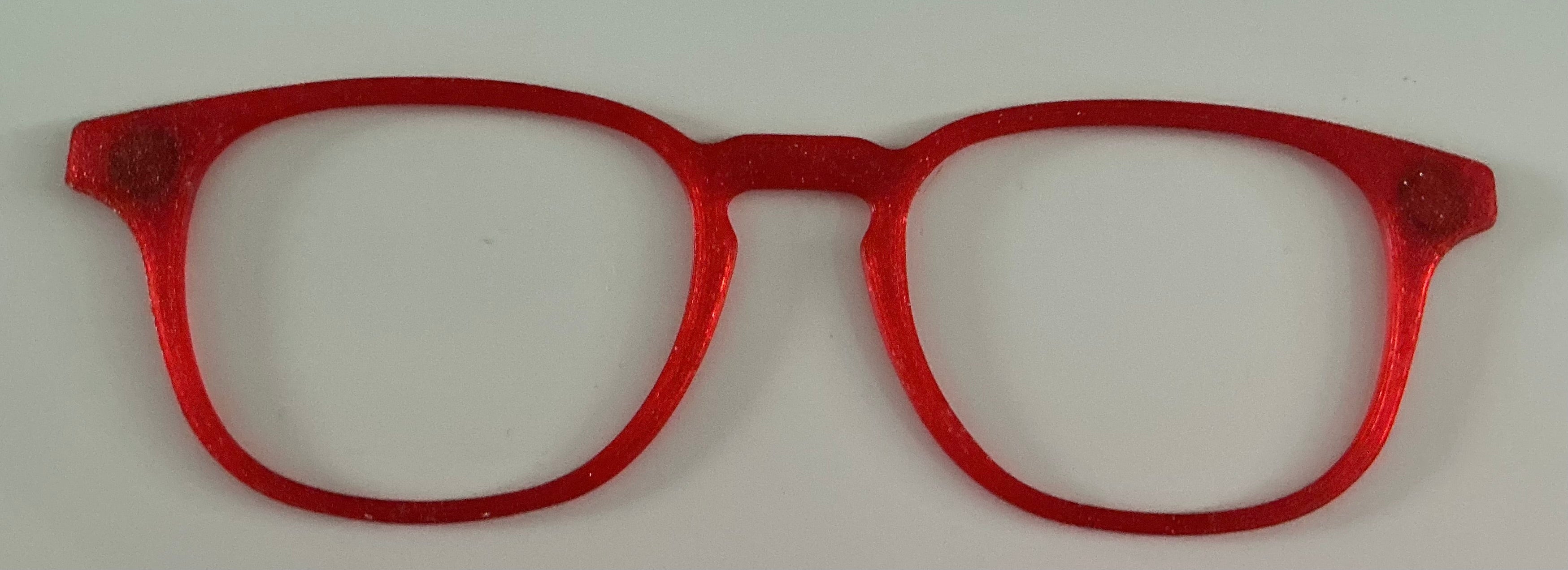 Otis Topper; red blank with glitter