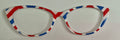 Ella Topper; red,white, and blue chevron