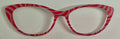 Ella Topper; red and lilac swirls