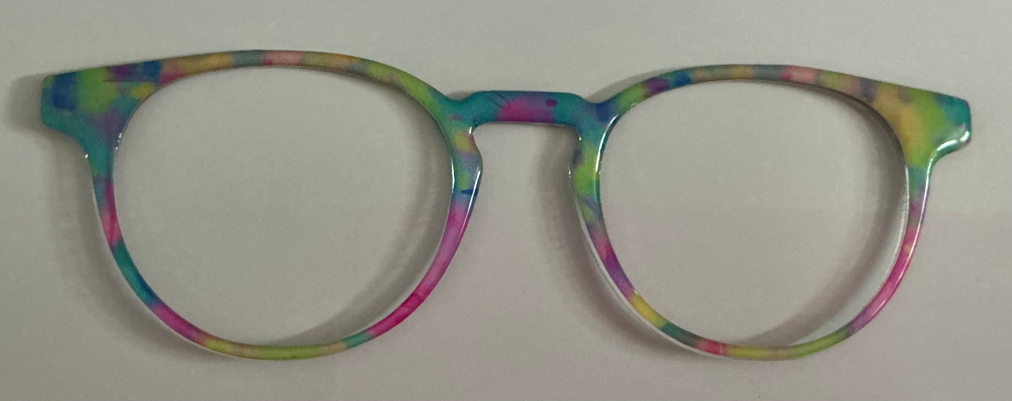 Soto Topper; multicolored tie dye