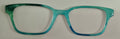 Finley Topper;  teal to blue to green