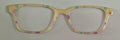 Finley Topper;  dots on pale yellow
