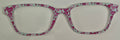 Finley Topper;  metal; pink hearts on silver