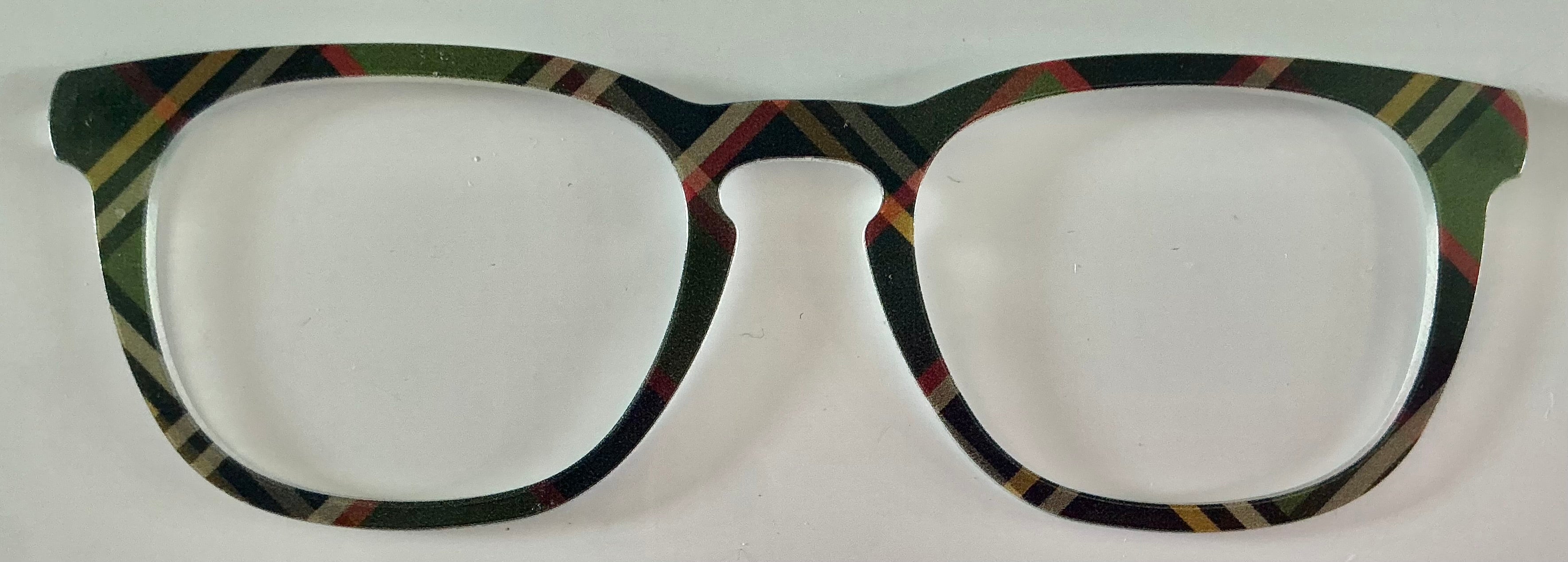 PAIR Twain Topper; dark tone plaid