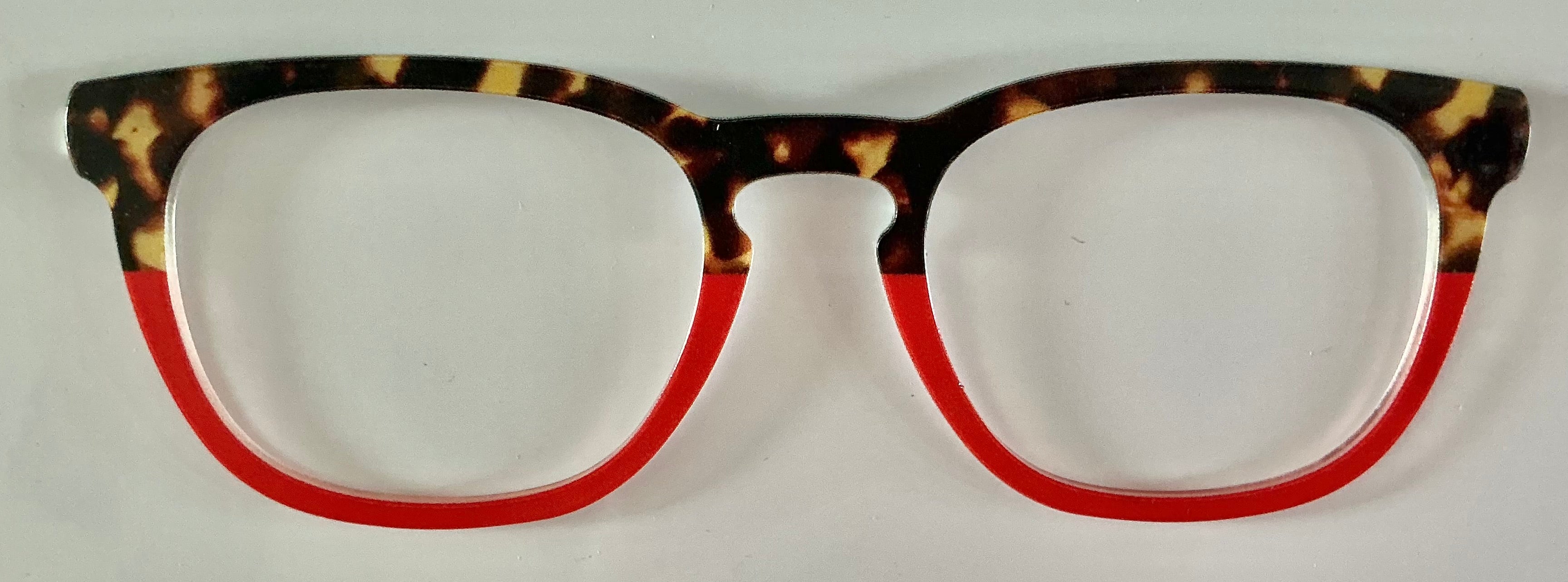 PAIR Twain Topper; tort/red split