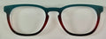 PAIR Twain Topper; teal espresso gradient