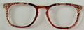 PAIR Twain Topper; wood grain/paisley vertical split