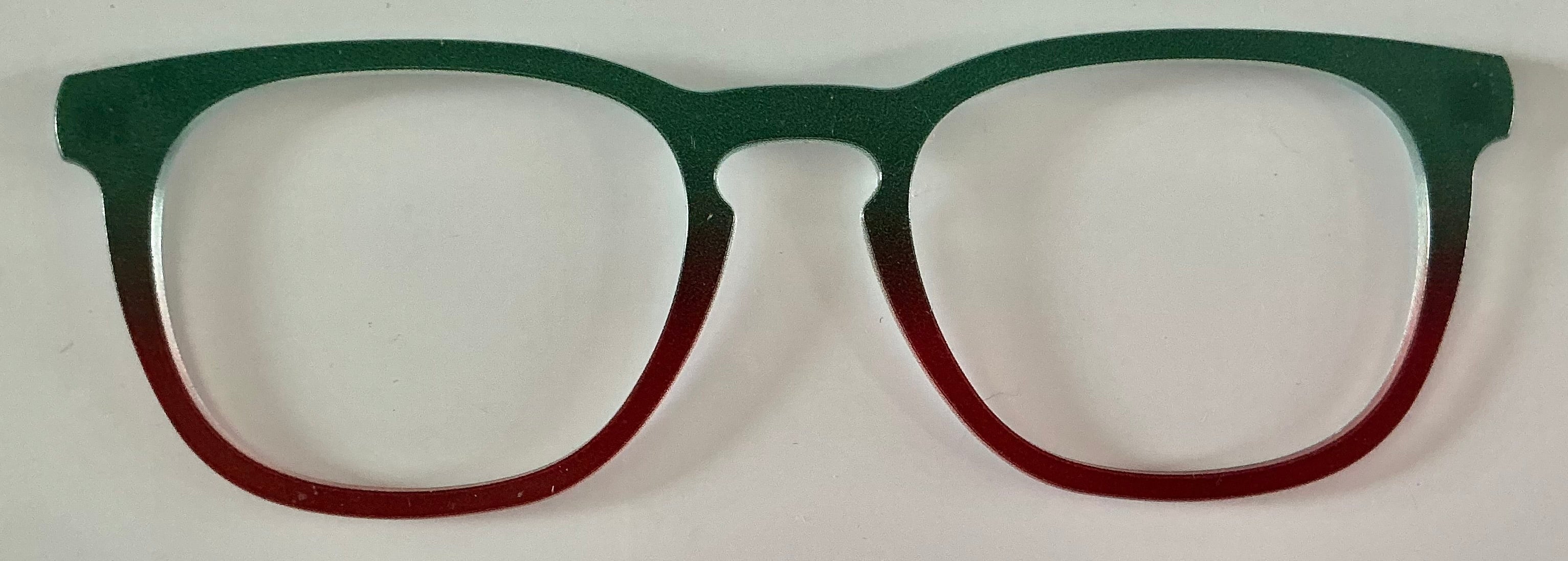 PAIR Twain Topper; green to red gradient