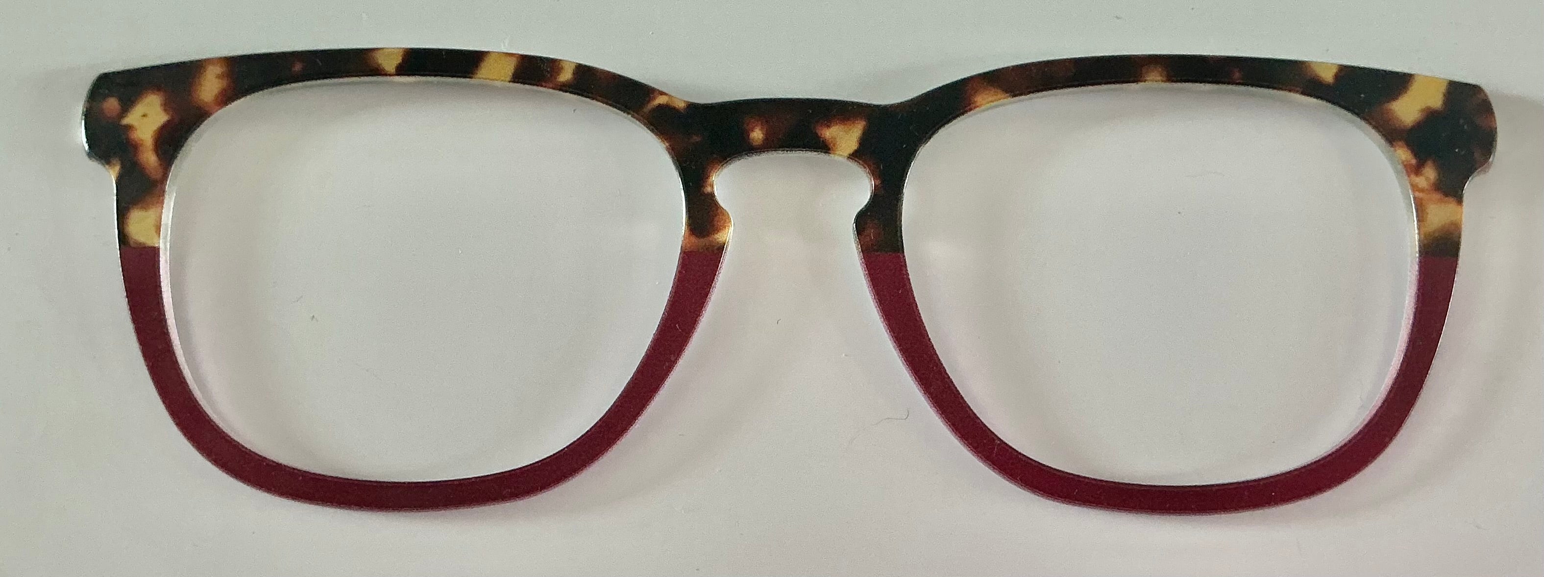 PAIR Twain Topper; tort/plum split