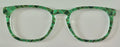PAIR Twain Topper; green geometric design
