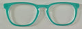PAIR Twain Topper; aqua solid