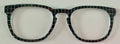PAIR Twain Topper; rainbow and black squares
