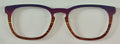 PAIR Twain Topper; multicolored stripes/wood split