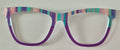 PAIR Brand Harper, pastel stripes/purple split