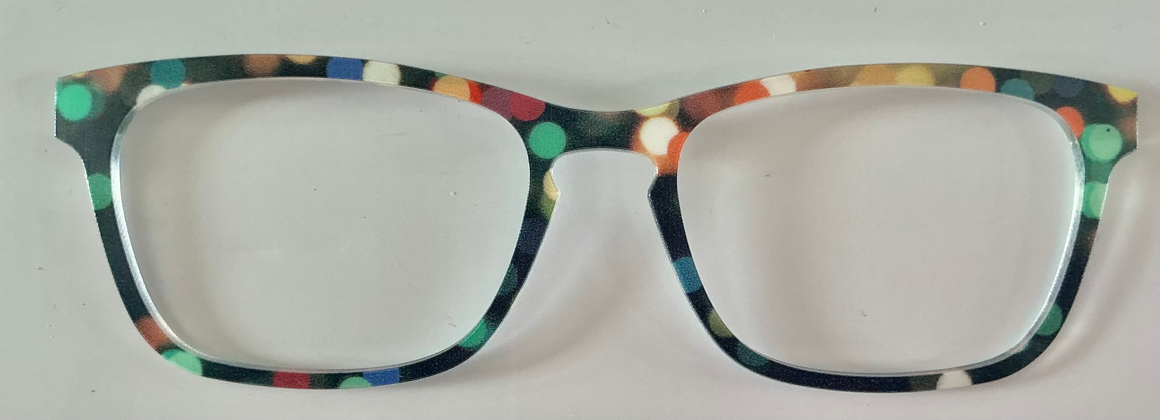 PAIR Casper Topper; bokeh dots