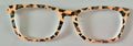 Casper Topper; orange leopard print