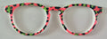 Soto Topper; hot pink and lime cheetah print
