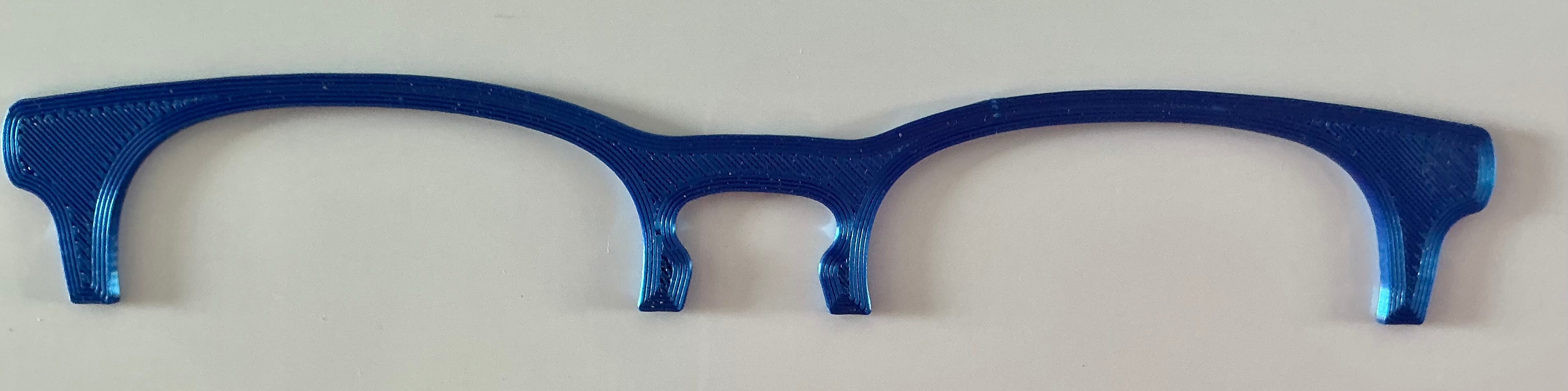Twain Brow Topper; blue