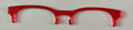 Twain Brow Topper; red