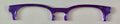 Twain Brow Topper; purple