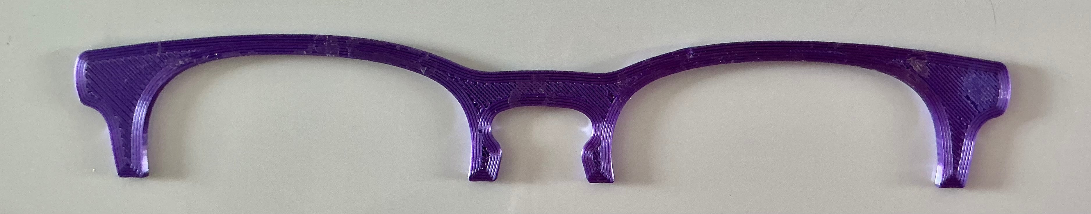 Twain Brow Topper; purple