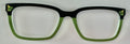 PAIR Larkin Topper; black/green split with corner dinosaurs