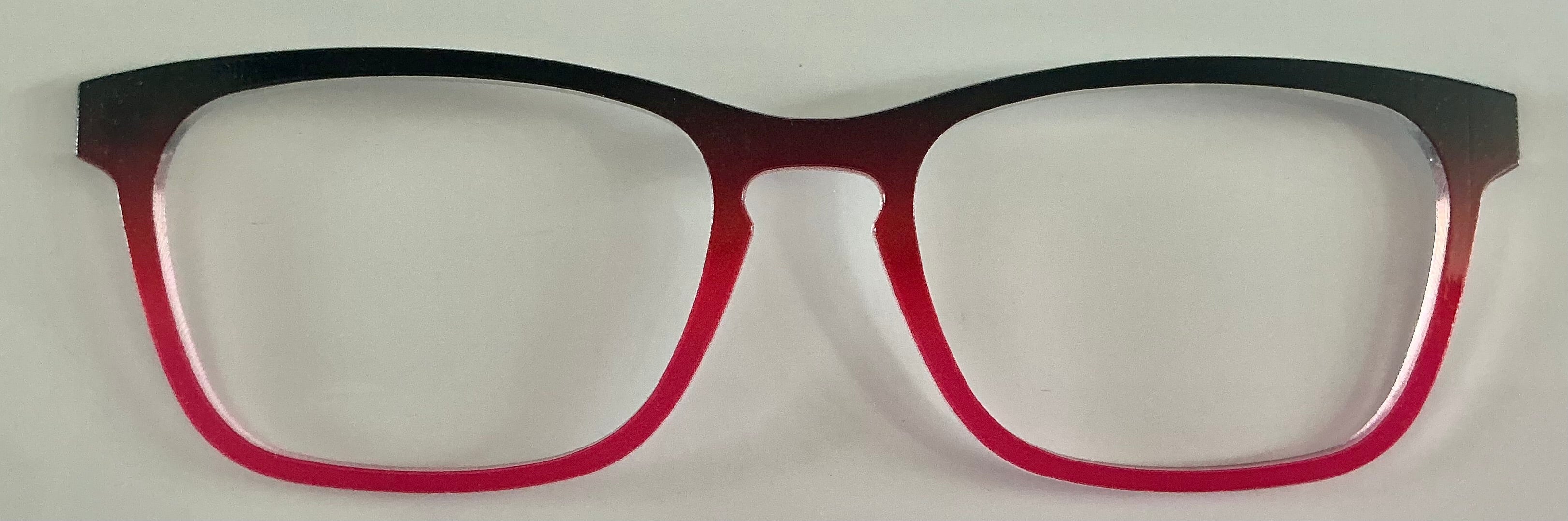 PAIR Casper Topper; black/magenta split