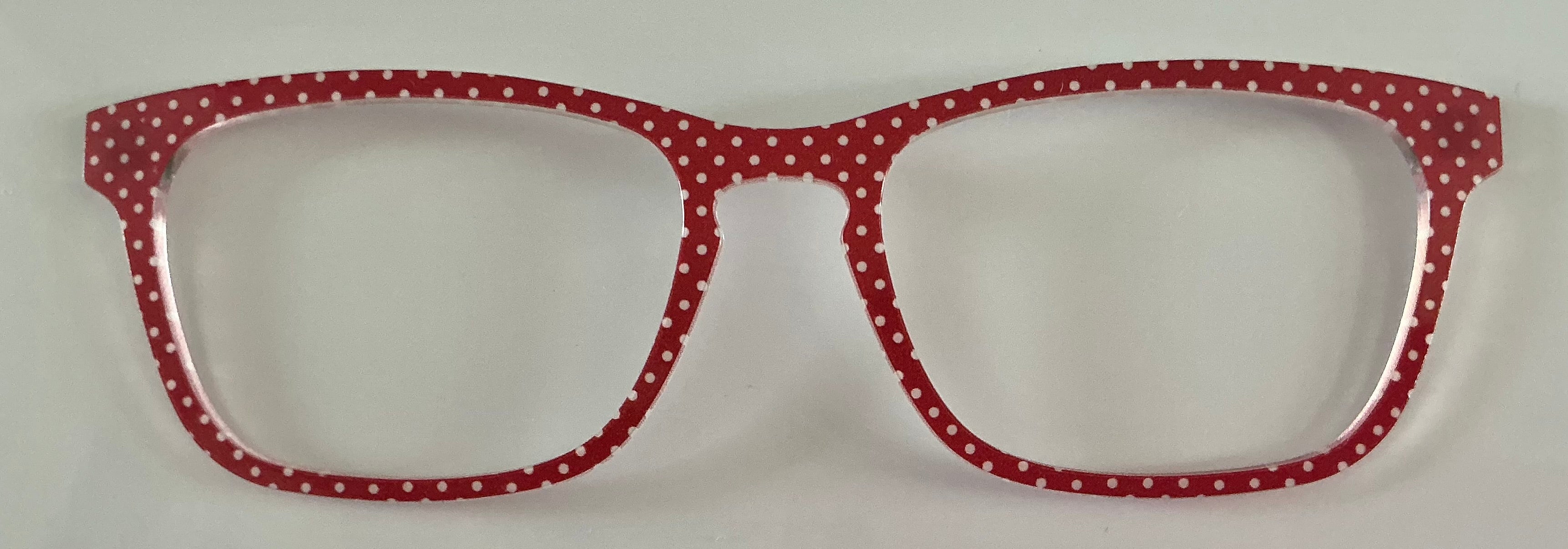 PAIR Casper Topper; red and white polka dot