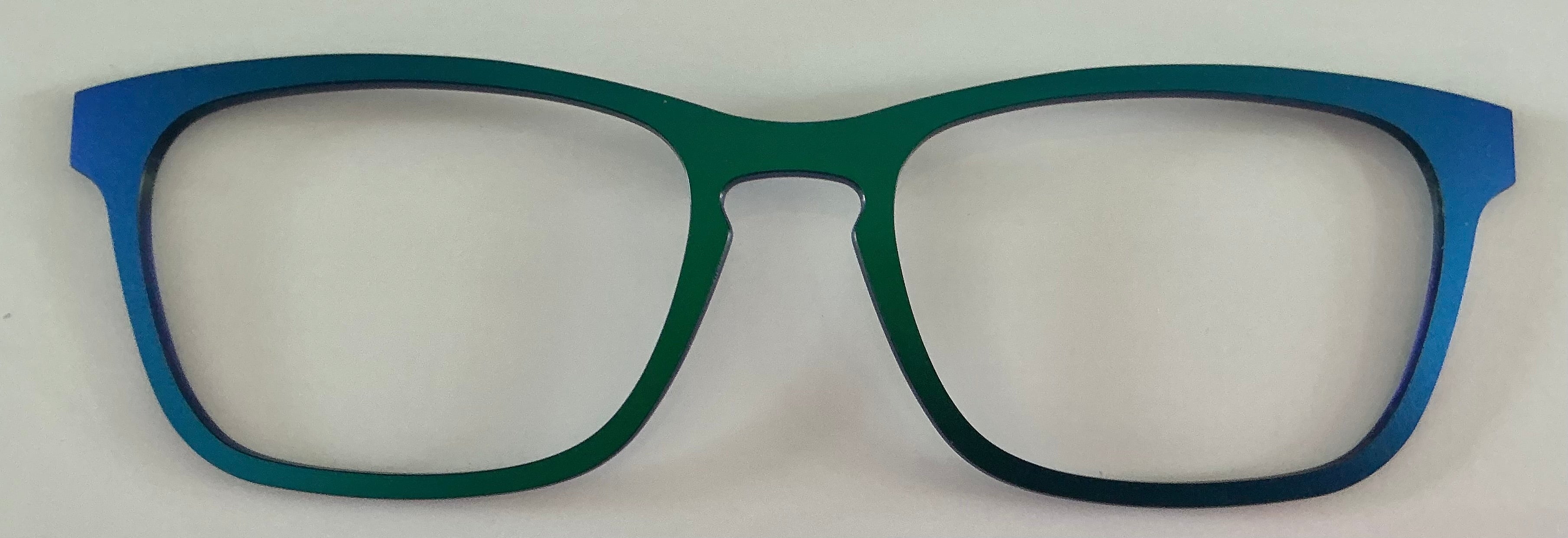 PAIR Premium Casper Topper; Peacock Ombre