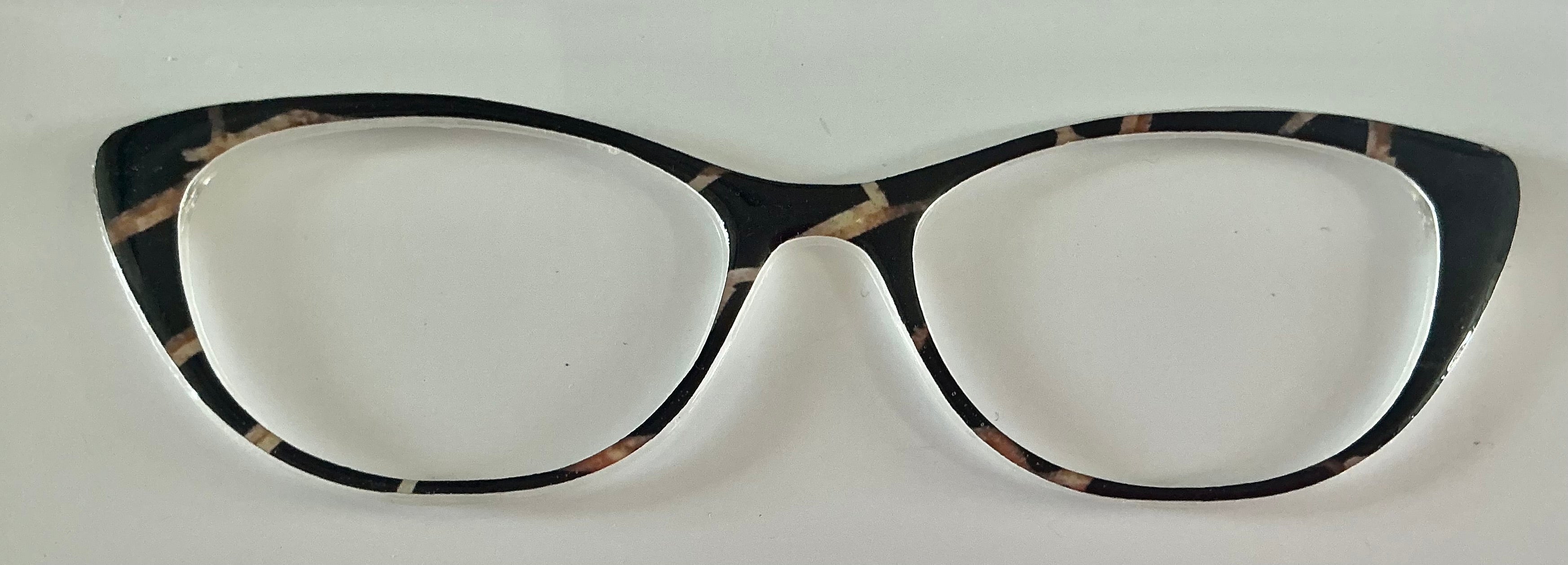 Ella Topper; black patterned