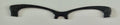 Ella Brow Topper; black